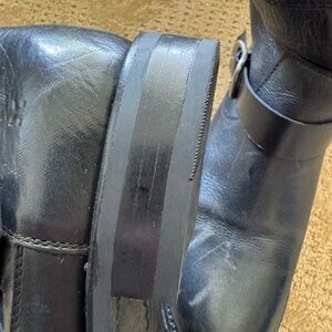 Frye Veronica Bootie 
Black Leather Boots with Buckle Detail
Women’s size 9